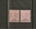 BECHUANALAND 1888 3d X 2  SG 12, 12a  MOUNTED MINT Cat £88+ - 1885-1895 Colonia Britannica