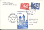 LE59 Lettre De Suède De PA 1ère Liaison Stockholm-Kuala Lumpur De 1958 - Brieven En Documenten