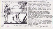 TONGA - 1996 Artwork Essay - Father Time Sun Ocean Millennium 2000 - Tonga (1970-...)