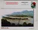 Flood Prevention & Field Irrigation Project In B.C 250,CN 99 Dujiangyan Irrigation Landscape Advert Pre-stamped Card - Eau