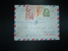 LETTRE TP AOF MAURITANIE 8F + 5F + 2F OBL.14-1-1953 JOUGOU DAHOMEY - Brieven En Documenten