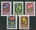 HUNGARY-1951.- Flower(Tulip,Red Poppy) Cpl.Set MNH!! Mi:1208-1212. - Nuovi