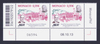2014 MONACO "ASCAT GRAND PRIX" COPPIA SINGOLI MNH - Unused Stamps