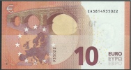 FRANCE  10 EURO  EA E003 B2   DRAGHI  UNC - 10 Euro