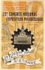 ENTIER POSTAL  # CARTE POSTALE # TYPE MARIANNE GANDON  # 12 F BLEU  # 1950 # REF STORCH -FRANCON # K 1 A # REPIQUAGE - Bijgewerkte Postkaarten  (voor 1995)