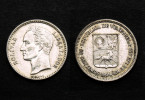 50 Centimos 1954 Venezuela. Argent/ Silver. SUP - Venezuela