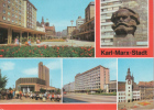 Chemnitz Karl Marx Stadt - Mehrbildkarte 6 - Chemnitz (Karl-Marx-Stadt 1953-1990)