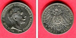 3 MARK 1910  (Y 121 )  T B+  28 - 2, 3 & 5 Mark Argent