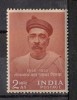 INDIA, 1956,   Birth Centenary Of Lokmanya Tilak, Patriot And Journalist, , MNH, (**) - Nuovi