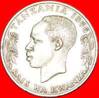 * GREAT BRITAIN (1966-1984): TANZANIA  1 SHILLING 1966 TORCH! LOW START NO RESERVE! Nyerere (1961-1962) - Tansania