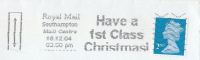 2004 Southampton GB Stamps COVER SLOGAN Pmk HAVE A FIRST CLASS CHRISTMAS - Brieven En Documenten