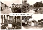 HANNUT (4280) : Souvenir D'Avin En Hesbaye. CPSM Multivues (4 Vues : Rue D'Atrive, Etangs, Eglise, Chapelle). CPSM.. - Hannut
