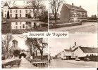 HANNUT (4280) : Souvenir De Trognée. CPSM Multivues (4 Vues : Château, Maison Communale, Eglise, Sucrerie). CPSM. - Hannuit