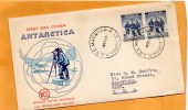 Australia Antartic 1961 FDC Mailed - FDC