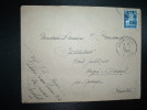 LETTRE Pour FRANCE TP 15F OBL. 19-1-1955 CHERCHELL ALGER - Lettres & Documents