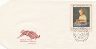 Czechoslovakia / First Day Cover (1969/23 D) Bratislava: Julius Bencur (1844-1920) "The Little Girl With A Doll" (1863) - Poppen