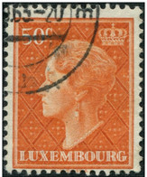 Pays : 286,04 (Luxembourg)  Yvert Et Tellier N° :   546 (o) - 1948-58 Charlotte De Perfíl Izquierdo