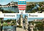 SOUVENIR DE BEZIERS CARTE MULTIVUES - Beziers