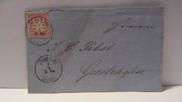 Falt-Brief Altdeutschland Bayern, KNr: 23Y, 3 Kreuzer Gez. Aus Bamberg Bahnh. K1 - Cartas & Documentos
