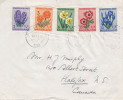 Fleurs - Pays Bas - Lettre De 1953 ° - Oblitération Utrecht - Valeur 18 Euros - Covers & Documents