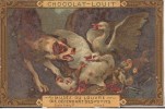 CHROMO CHOCOLAT LOUIT OIE DEFENDANT SES PETITS MUSEE DU LOUVRE - Louit