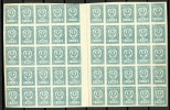 Russia Russland Fernost Far East 1921 Michel 30 A As 50-block (half Of A Sheet) With Gutter (*) - Siberia Y Extremo Oriente