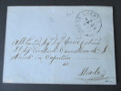 Vorphila Italien. 1848. K2 Stempel: Ponte A Sieve Nach Strada.Taxvermerk. Kleiner Ort. Gut Erhalten. Stempel: Poppi - ...-1850 Voorfilatelie