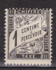 N° 10 Taxes 1c Noir Timbre Neuf Sans Charnière - 1859-1959 Neufs