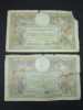 2 BILLET Billets Banque De France 100F Francs MERSON 15-3-1934 B43851 (n° 001) Et 28-4-1938 W58851 (n° 358) - 100 F 1908-1939 ''Luc Olivier Merson''