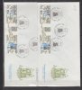 TAAF -  PA N° 91 A  - Lot De 4 Lettres FDC   -  4 Cachets Differents  - 6 - 08 - 1985 - FDC