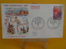 FDC - Grenoble Les Jeux Olympiques D´Hiver 1968, La Flamme - 38 Grenoble - 6.2.1968 - 1er Jour - Coté .. € - Winter 1968: Grenoble