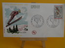 FDC -  Jeux Olympiques D´Hiver 1968, Le Saut En Ski - 38 Grenoble - 6.2.1968 - 1er Jour - Coté .. € - Winter 1968: Grenoble