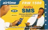 TARJETA DE RUANDA DE AIRTIME SMS DE 1500 FRW CADUCIDAD 10-12-2005 (RWANDA) - Ruanda