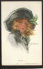 WOMAN WITH HAT SIGNED BOILEAU No 283 OLD POSTCARD #173 - Boileau, Philip