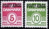 Denmark 1942,53  Parcel Post (POSTFÆRGE).   Minr.25I,35  MH  (** )  ( Lot  C 198 ) - Postpaketten