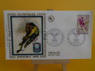 FDC -  Jeux Olympiques D´Hiver 1968,Hockey Sur Glace - 38 Grenoble - 27.1.1968 - 1er Jour - Coté .. € - Winter 1968: Grenoble