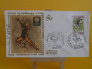 FDC -  Jeux Olympiques D´Hiver 1968, Patinage - 38 Grenoble - 6.2.1968 - 1er Jour - Coté .. € - Winter 1968: Grenoble