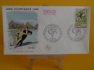 FDC -  Jeux Olympiques D´Hiver 1968, Patinage  Artistique - 38 Grenoble - 6.2.1968 - 1er Jour - Coté .. € - Winter 1968: Grenoble