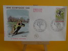 FDC -  Jeux Olympiques D´Hiver 1968, Patinage Artistique - 38 Grenoble - 6.2.1968 - 1er Jour - Coté .. € - Winter 1968: Grenoble