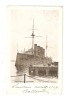 CPA PORTSMOUTH Dockyard H.M.S. King ALFRED At Sheer Jetty - Paquebots