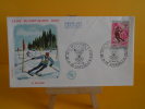 FDC -  Jeux Olympiques D´Hiver 1968, Slalom - 38 Grenoble - 27.1.1968 - 1er Jour - Coté .. € - Winter 1968: Grenoble