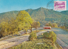 30274- BUSS, ROAD TO POIANA BRASOV, MAXIMUM CARD, 1972, ROMANIA - Bus