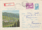 30441- ARCHITECTURE, PUTNA MONASTERY, REGISTERED COVER STATIONERY, 1970, ROMANIA - Klöster