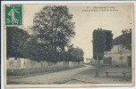 Mandres Les Roses-Mandres-Place D'Armes Et Rue De La Gare-(CPA) . - Mandres Les Roses