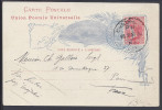 BRESIL - 1892 -  ENTIER POSTAL U.P.U. 80 REIS DE RIO DE JANEIRO VIA LISBOA VERS PARIS - - Entiers Postaux