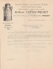 Belgique Lettre Commerciale 35/4/1934 Arthur DOFNY FIEVET Pot à Lait Tolerie Ferronnerie étamage Ransart Pour St Vaast - 1900 – 1949