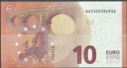 AUSTRIA  10 EURO  NA N002 E3   DRAGHI   UNC - 10 Euro