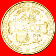 * GRIFFIN: ITALY ★ 200 LIRAS 1896-1996R! MINT LUSTRE!  LOW START!  NO RESERVE! - Commémoratives