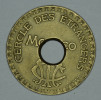 Monaco Jeton Token 10 FRANCS Troué - ST DES BAINS DE MER - "" CERCLE Des ÉTRANGERS "" # 4 - Autres & Non Classés