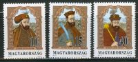 HUNGARY - 1992. Princes Of Transylvania / Bathory,Bocskay,Bethlen MNH! Mi 4217-4219 - Unused Stamps